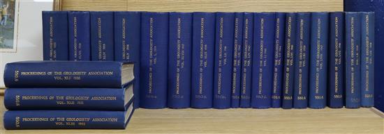 Proceedings of The Geologist Association, 21 vols